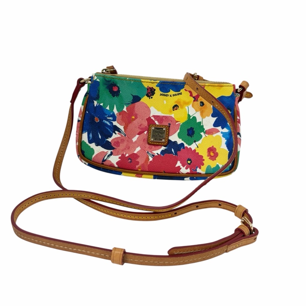 Dooney & Bourke Somerset Watercolors Collection Floral Crossbody Bag
